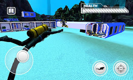 Secret Agent Scuba Diving Underwater Ste
