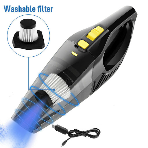 Title 3, New USB Wet and Dry Vacuum Cleaner Car Cordless...