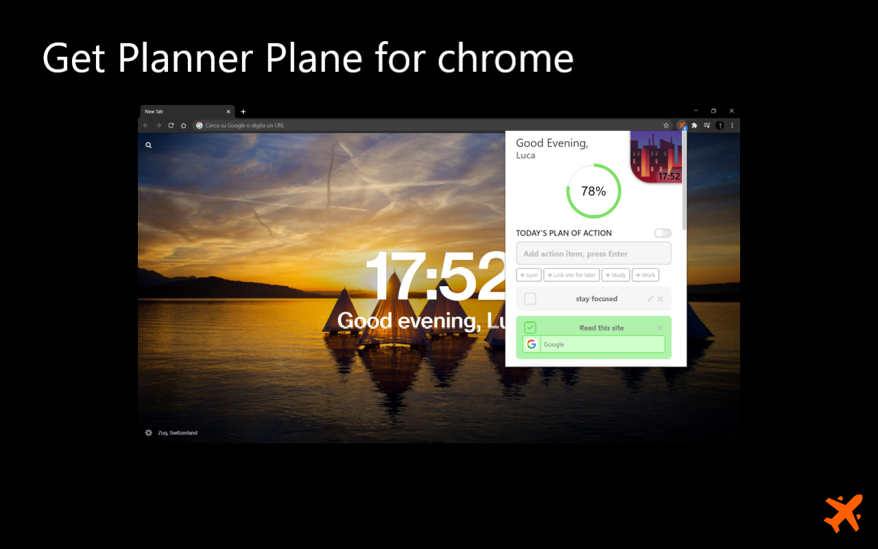 Planner Plane Preview image 0