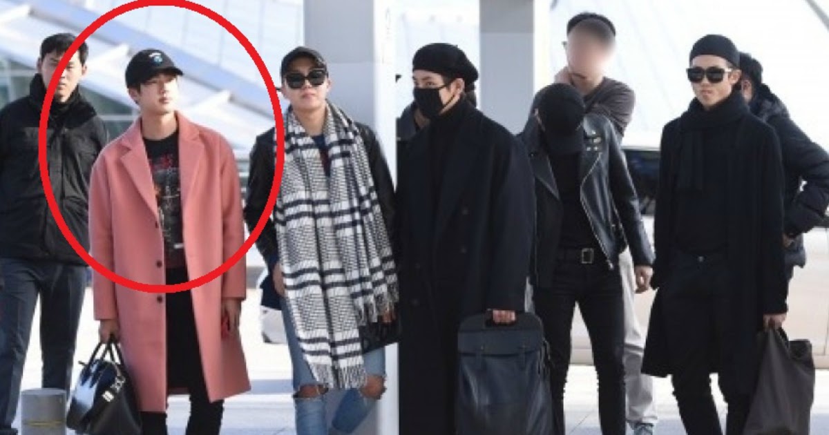 BTS Airport Fashion Jin Edition