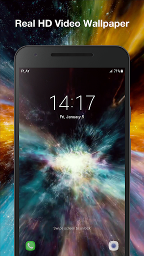 Screenshot Galaxy Space Live Wallpaper