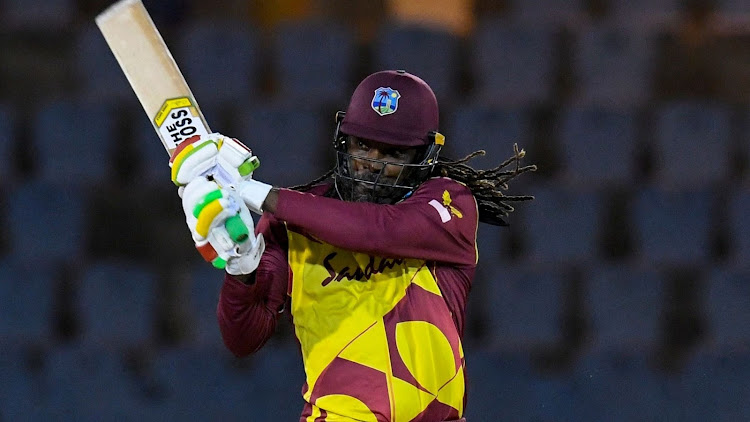 West Indian batsman Chris Gayle