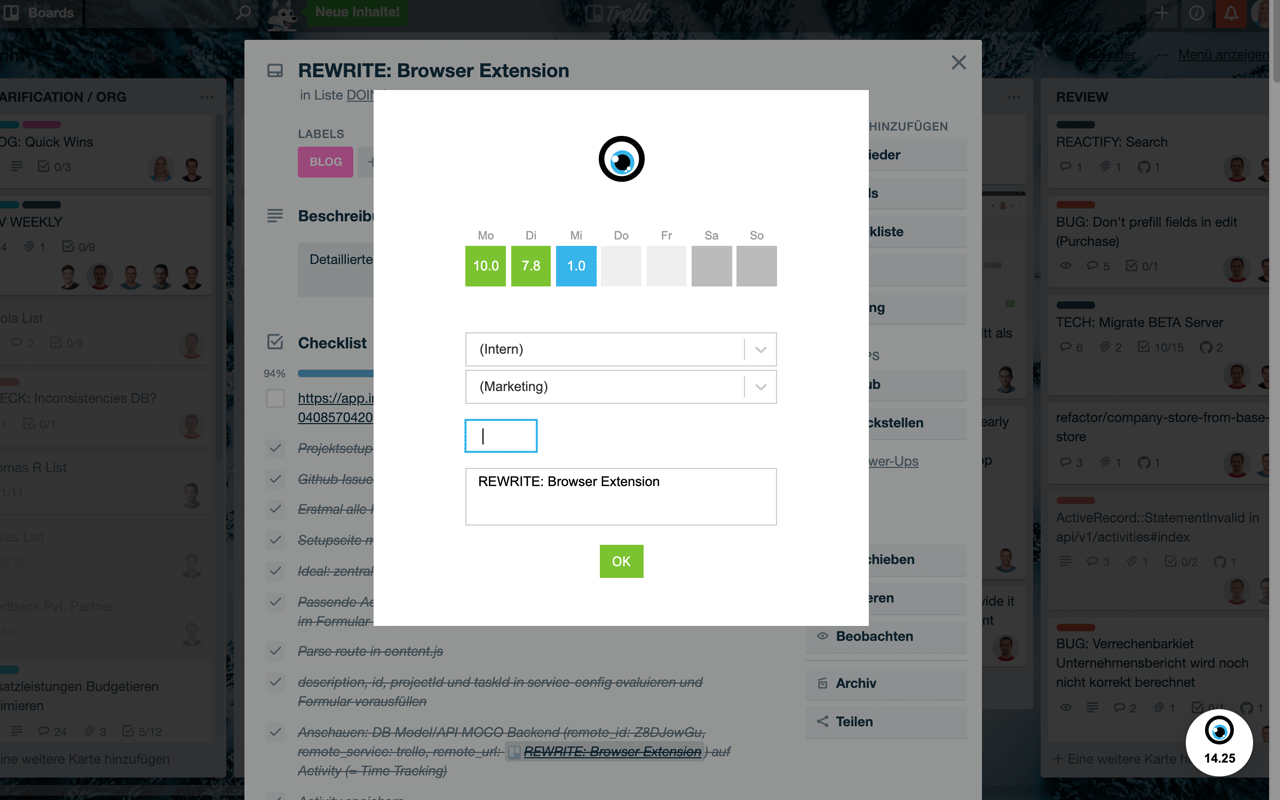 MOCO Zeiterfassung Preview image 3