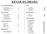 Kesar Da Dhaba menu 3