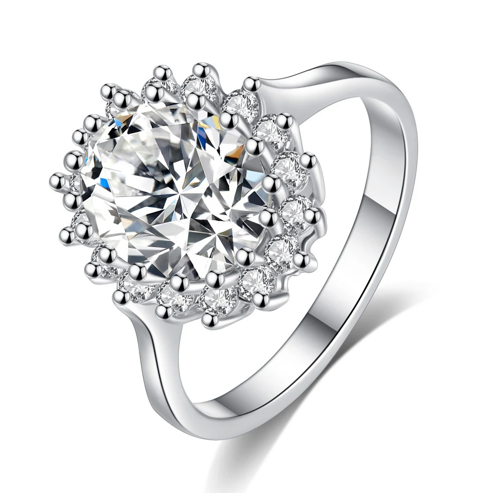 Title 4, Womens Creative Micro-set Zircon Ring, a stunn...