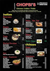 Tony's Chopsi's menu 2