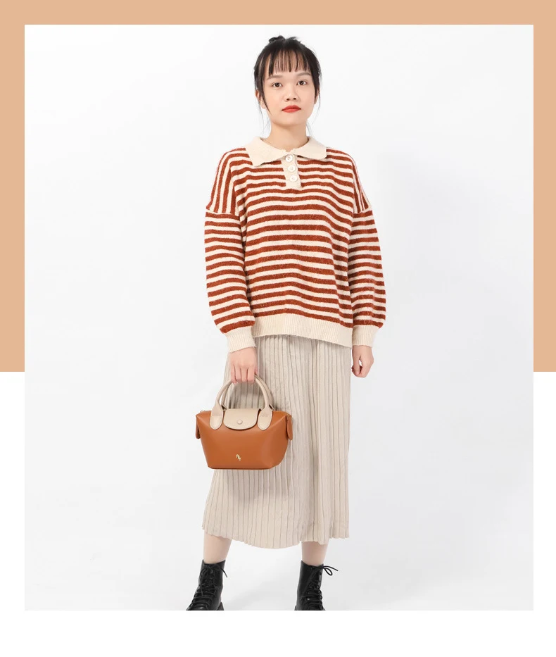 Title 8, Handtas dames mode trend "Dumpling Bag" grote c...