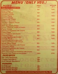 Pizza Town menu 1