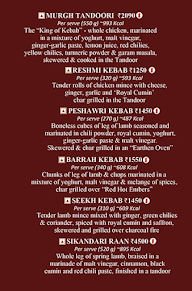 Royal Afghan menu 6