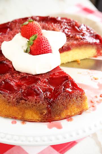 Strawberry Upside Down Cake - Southern Bite