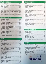 Ruchi Restaurant menu 3