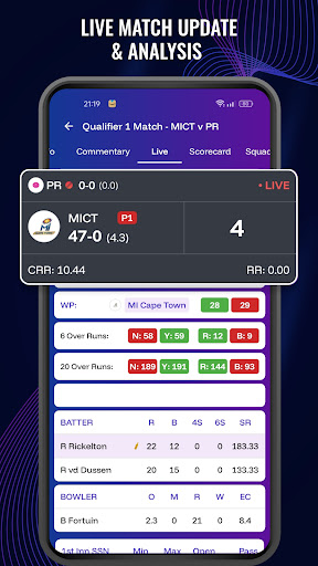 Screenshot CricSmart - Cricket Live Line