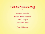 Thali 55 menu 1