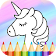 Unicorn Coloring Book icon