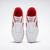 classic leather mark white/radiant red/college navy