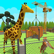 Zoo Craft : Blocky World Construction & Builder  Icon