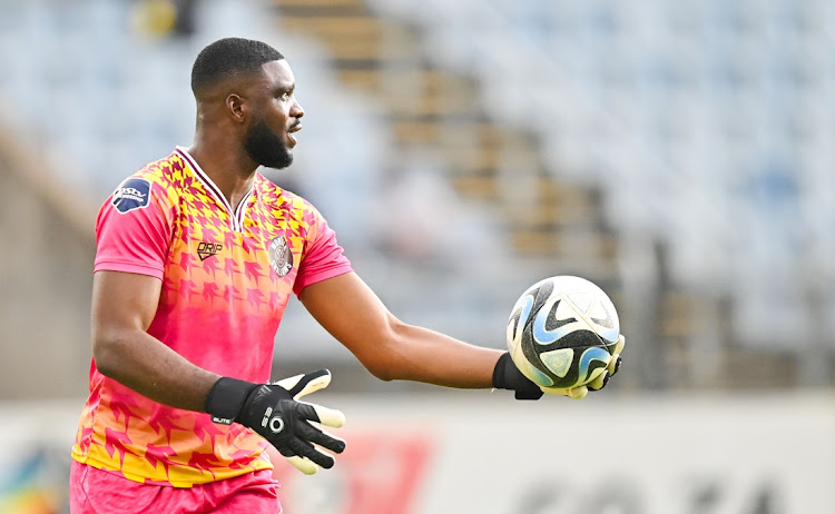 Moroka Swallows goalkeeper Daniel Akpeyi hopes things go back to normal at the club. Picture: BACKPAGE PIX/GERHARD DURAAN