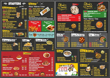 Chawla's 2 Online.Com menu 