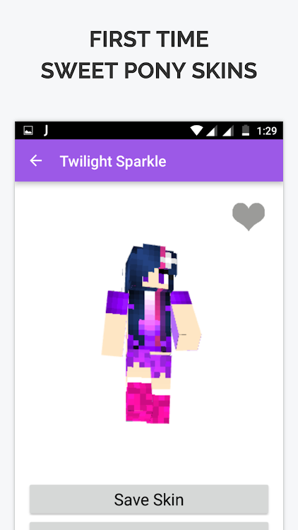 Sweet Pony Skin for Minecraft - 1.0 - (Android)