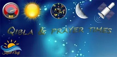 Qibla direction & prayer times Screenshot