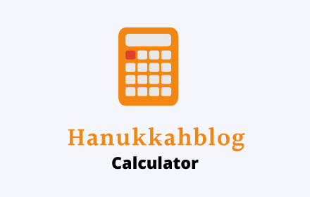 hanukkahblog Calculator small promo image