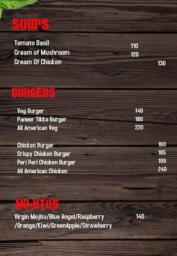 Tito's Pizza menu 