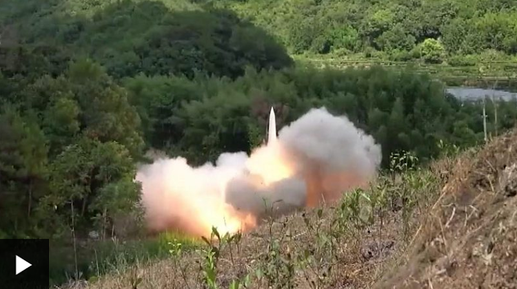 China launches missiles in Taiwan drills