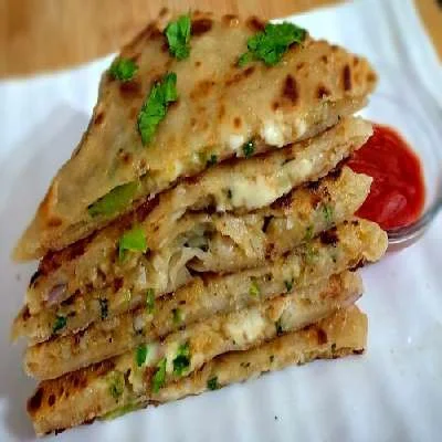 Chicken Supreme Pizza Paratha