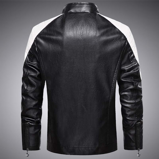 Title 4, Locomotive PU Leather Autumn Thin Trendy Brand ...