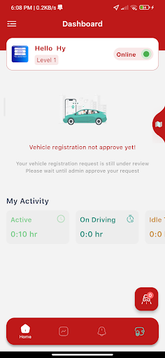 Screenshot Rent N Ride Driver App