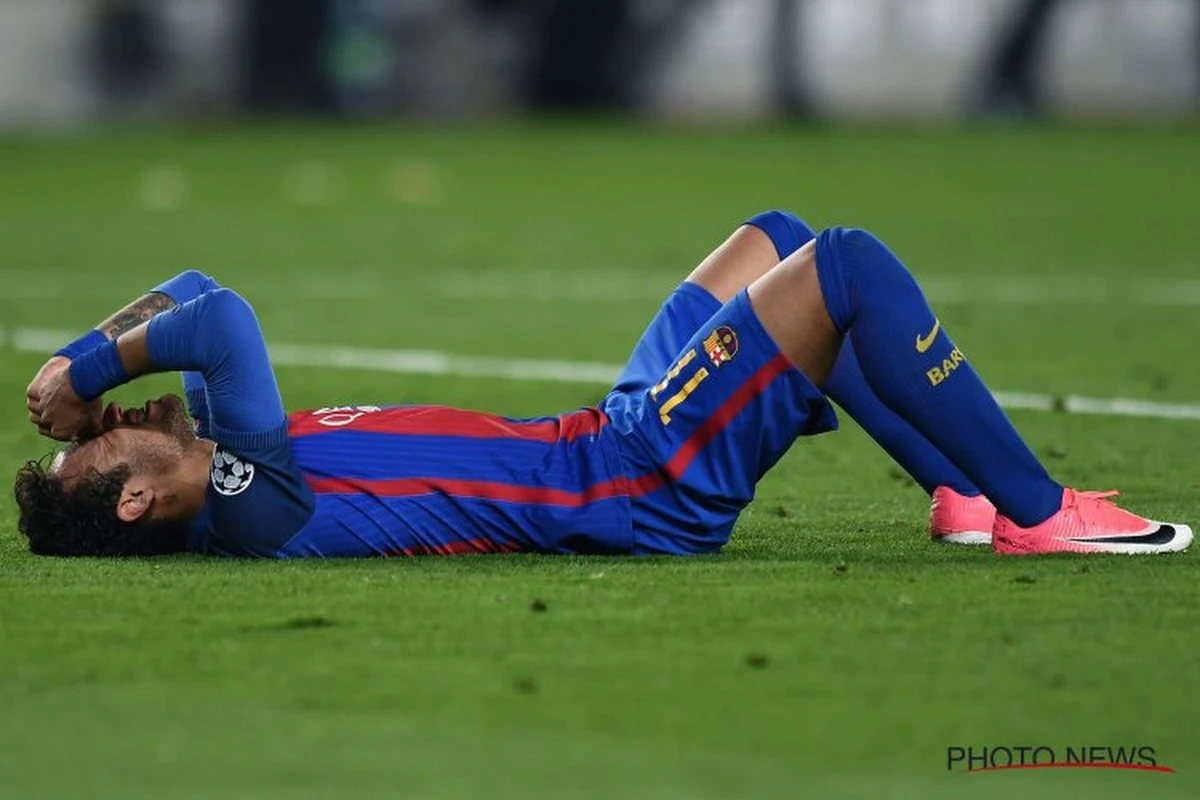 Opvallend beeld: Dit zei tegenstander tegen ontroostbare Neymar