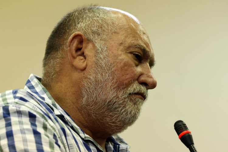 Pieter Groenewald appear at Groblersdal magistrate's court in Limpopo.