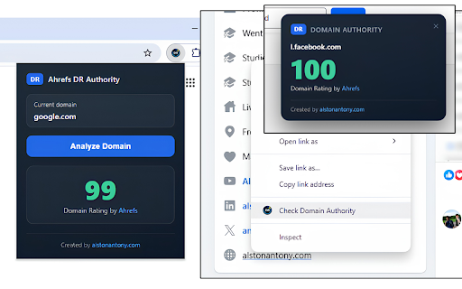 Domain Authority Checker screenshot 2