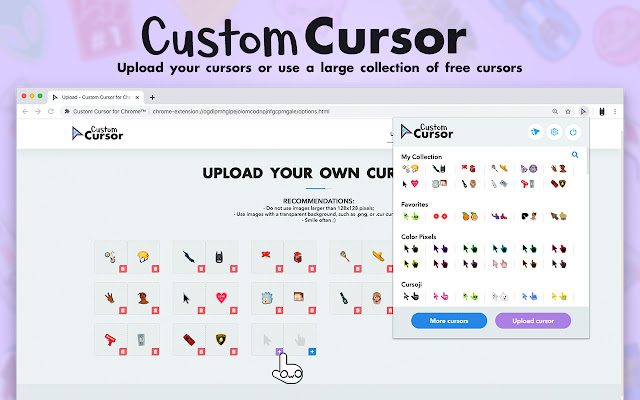 Custom Cursor For Chrome Chrome Web Store - old roblox cursor files