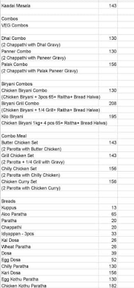 Unlimited Biriyani Point menu 2