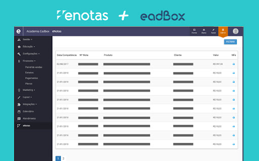 eNotas - Nota Fiscal Eletrônica Automática