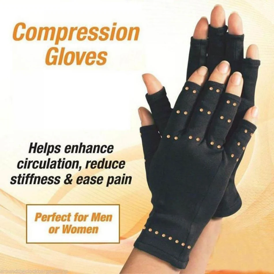 Luvas de recuperação esportiva com fibra de cobre para saúde. Acelere a recuperação muscular, melhore a circulação e o bem-estar geral.