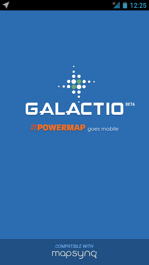  Galactio TH แผนที่ระบบนำทาง- หน้าจอ 