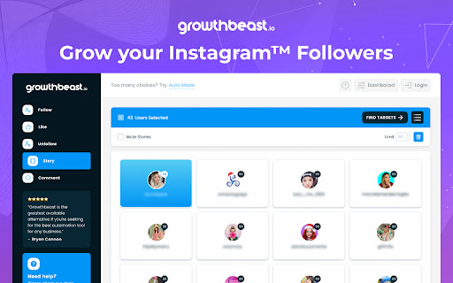 Growthbeast - Best AI-Powered Instagram Bot