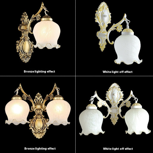 Title 9, Wall Lamp Single-head Retro Distressed Lamps