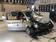 The Toyota Yaris also displayed an unstable body shell in the tests but achieved a marginally higher score than the Hyundai