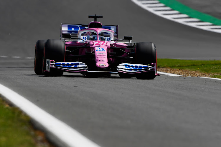 Racing Point's Nico Hulkenberg during qualifying for the British Grand Prix at Silverstone, Northamptonshire.