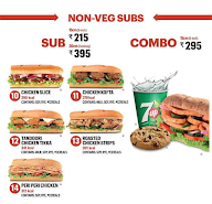 Subway menu 3