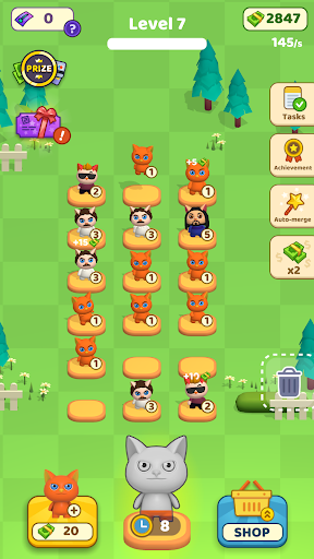 Screenshot Kitties Town: Animal Merge