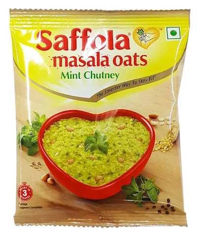 Saffola Masala Oats - Mint Chutney - 39 g