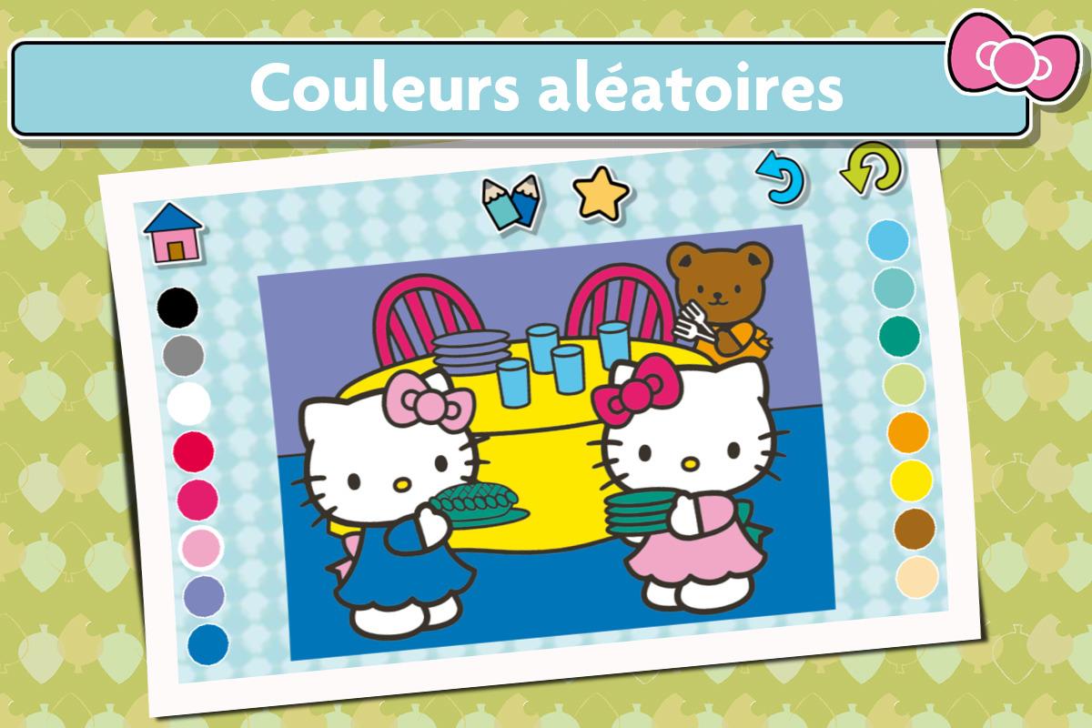 Hello Kitty coloriages Jeu de dessin amusant â¤ – Capture d écran