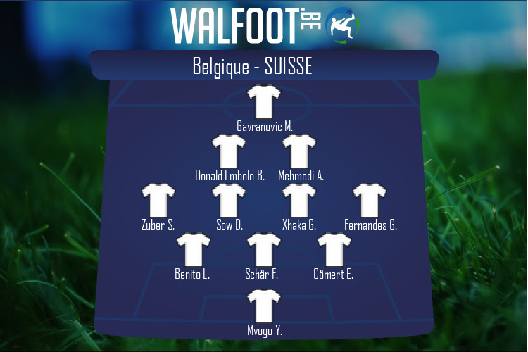 Composition Suisse | Belgique - Suisse (11/11/2020)