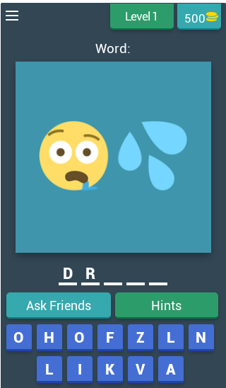 Android application Guess The Emoji screenshort