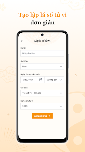 Screenshot AItuvi - Tử vi AI trọn đời