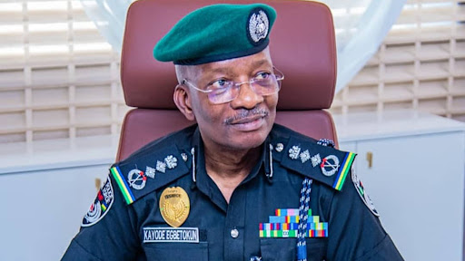 The Inspector General of Police, Kayode Egbetokun.